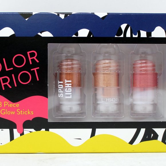 Brand new in box 3-Pc. Color Riot Mini Glow Sticks - Picture 1 of 3